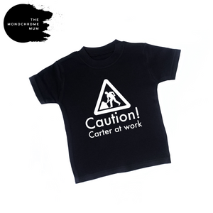 Printed - Construction worker top